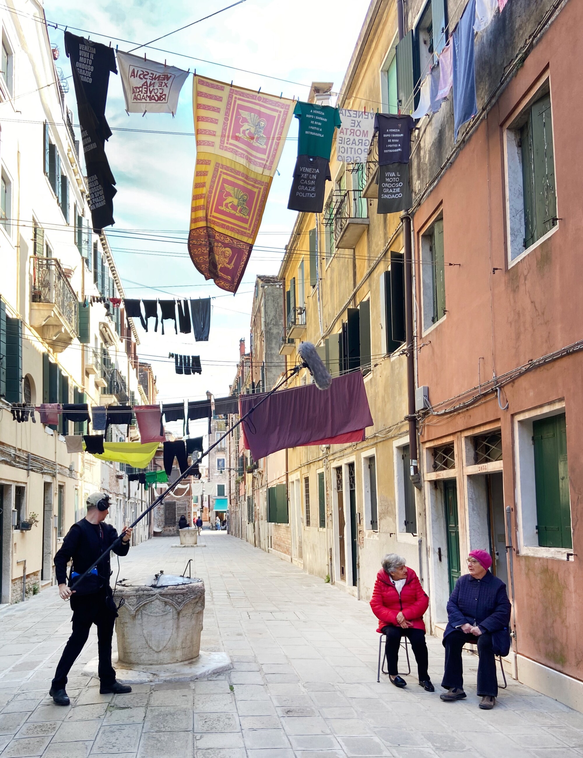 Interviewing Corte Nova residents for Marea's forthcoming film and book project