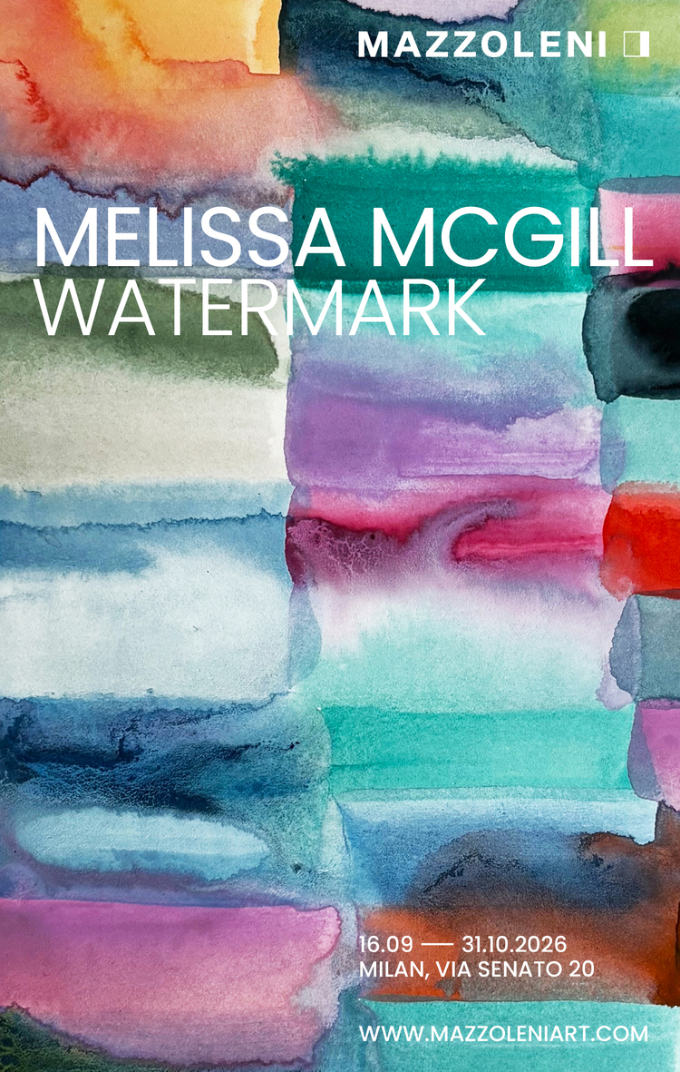 Watermark is now on view in Milan at Mazzoleni!